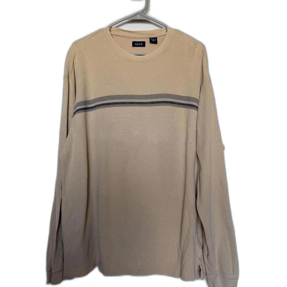Y2K Style 2000s 90s IZOD Long Sleeve Crew Neck Sweater